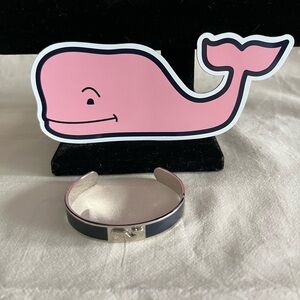 Vineyard Vines enamel/Chrome cuff bracelet NWOT